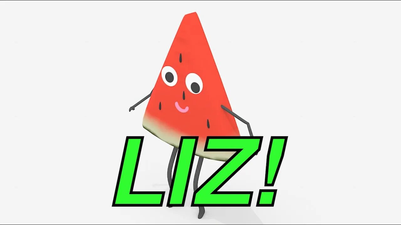 Happy Birthday LIZ! - WATERMELON Birthday Song