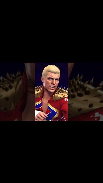 WWE 2k22 Cody Rhodes Entrance #shorts
