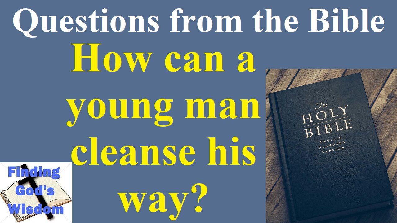 How can a young man cleanse his way?