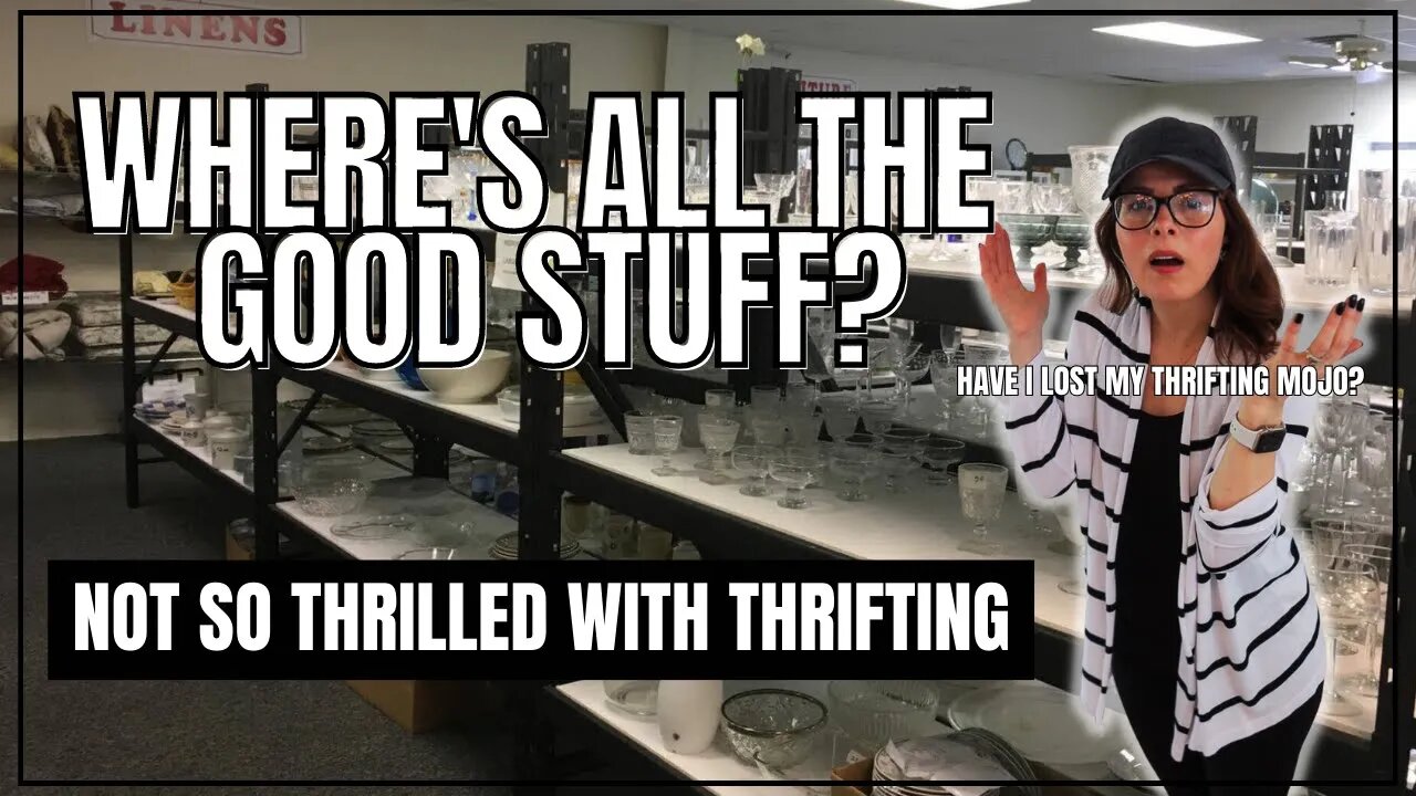 😔 I've LOST my Thrifting MOJO! Thrifting for eBAY + What Sold on eBay + Thrift With Me