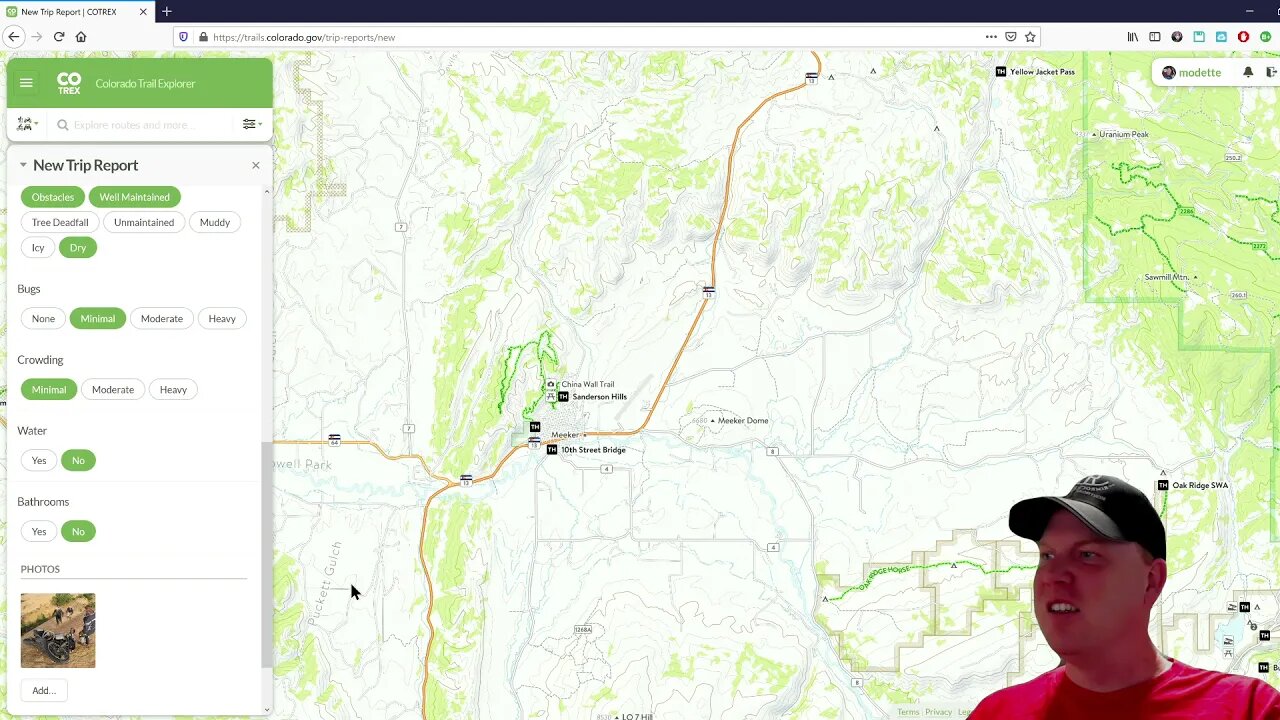 COTREX - Importing, Downloading and Viewing tracks in other States