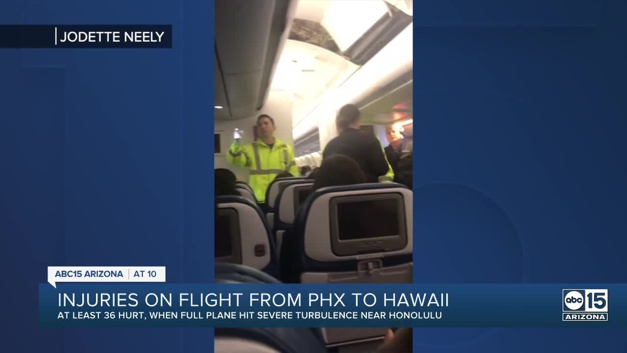 11 people seriously injured amid turbulence on Hawaii flight