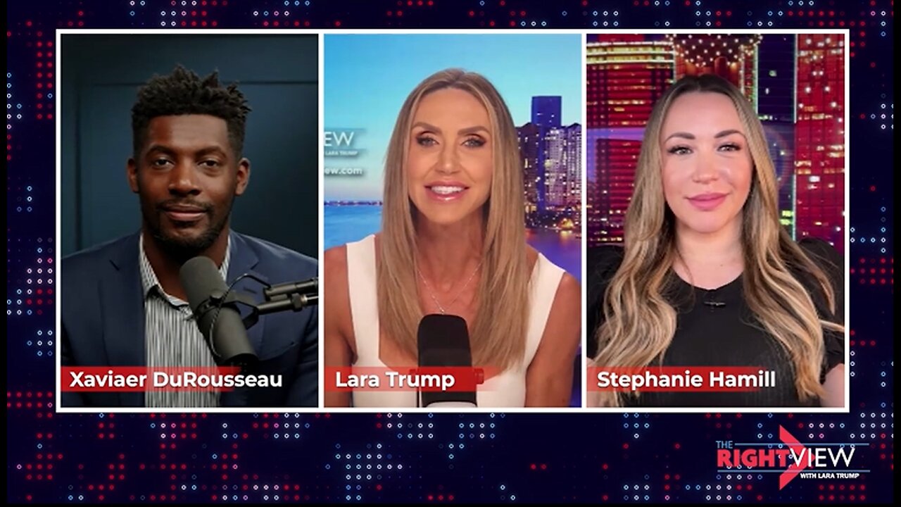 Lara Trump, Xaviaer DuRousseau, Stephanie Hamill