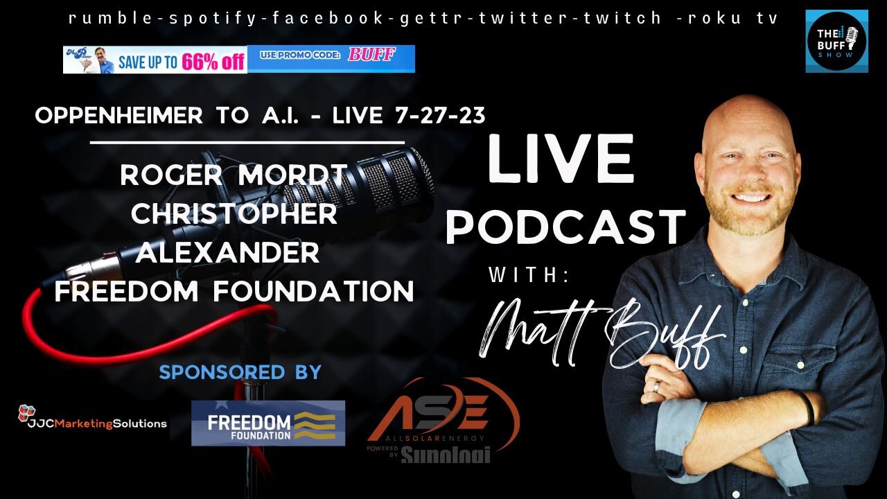 Oppenheimer to A.I. - Live 7-27-23