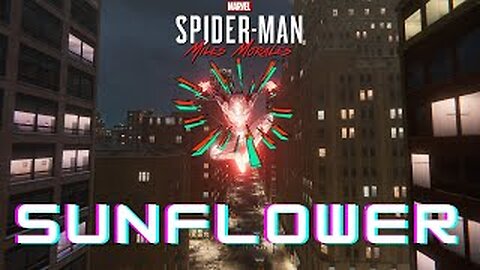 Post Malone, Swae Lee - Sunflower (Spiderman Miles Moralas Gameplay) Swinging!!