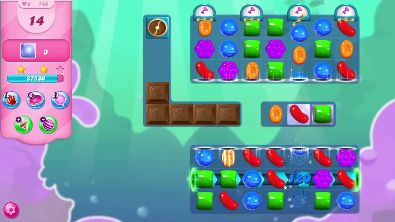 Candy Crush Saga Level 748