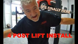 4 post lift install