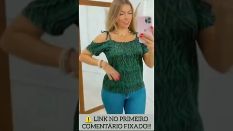 Blusa Ciganinha De Zebra Cores Novas/@shopee