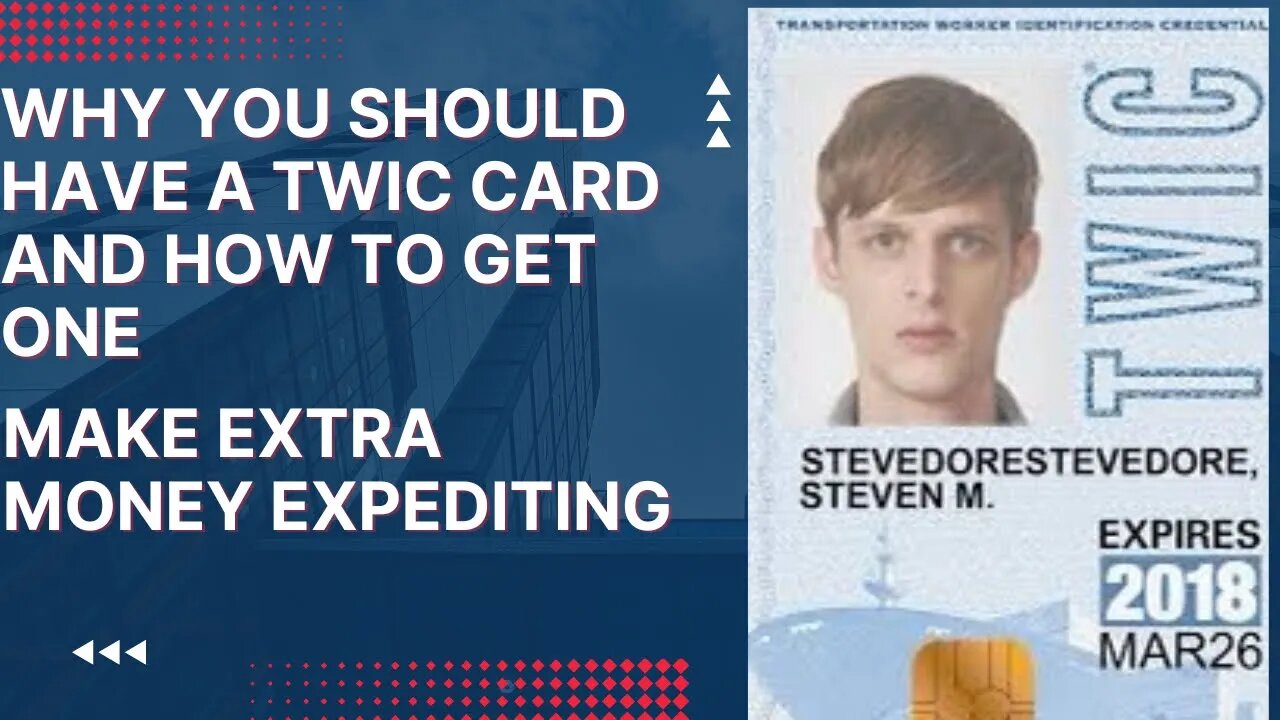 Why you should have a twic card and how to get one