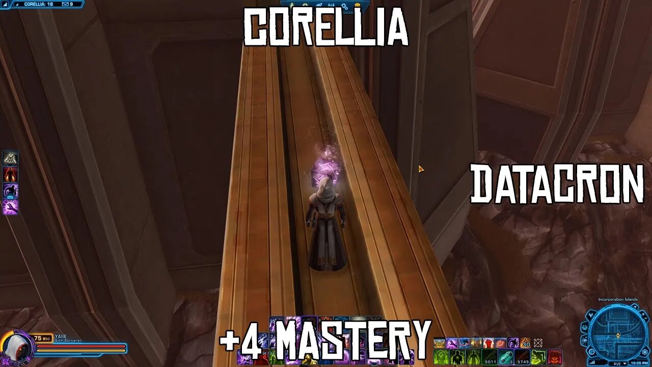 SWTOR Corellia Datacron | Empire | + 4 Mastery (Formerly Willpower) 1 of 7