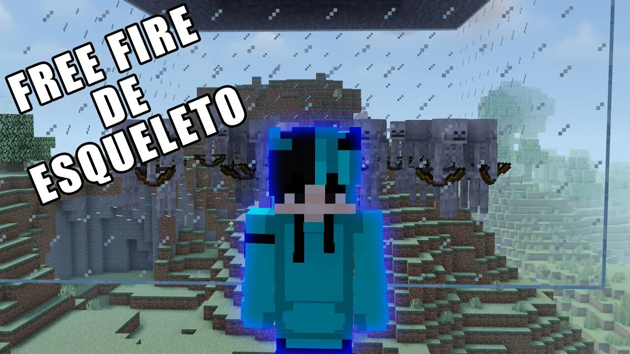 Minecraft Soq FreeFire De Esqueleto