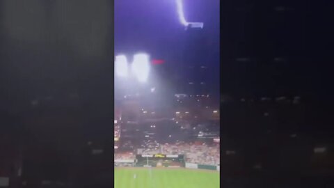 Lightning Strike at Baseball Game