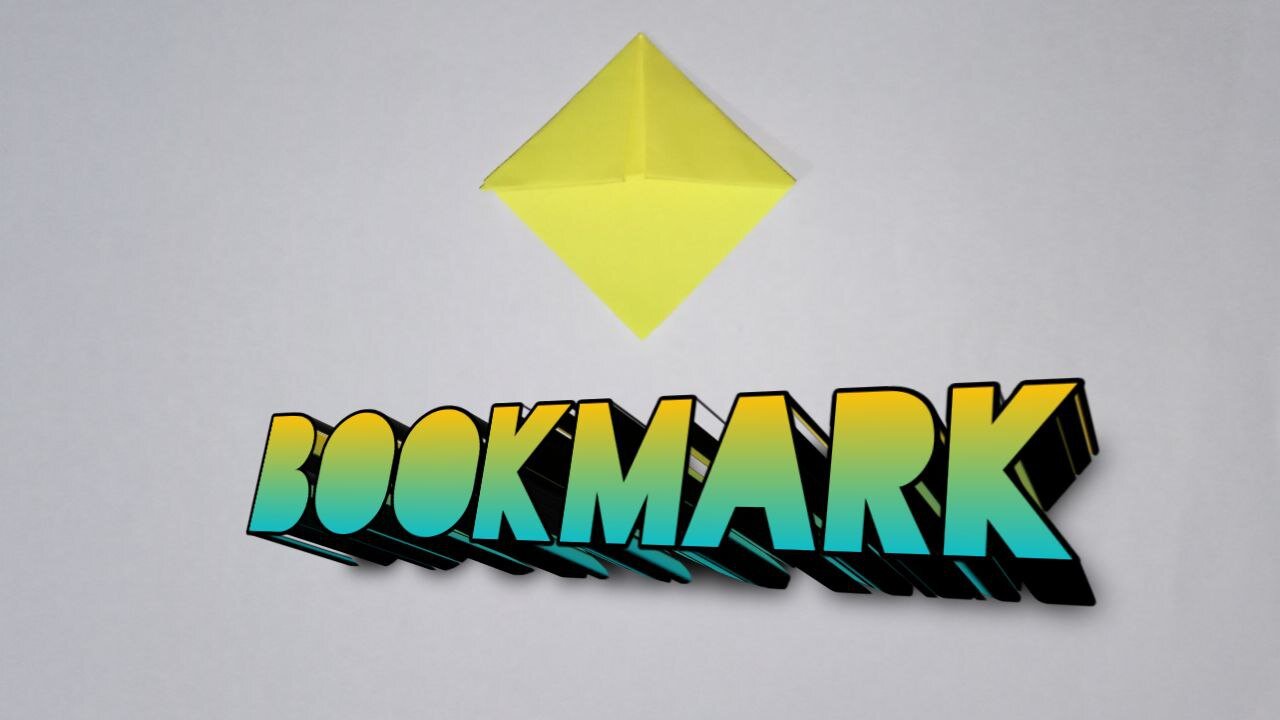 Diy paper bookmark| Table Crafts