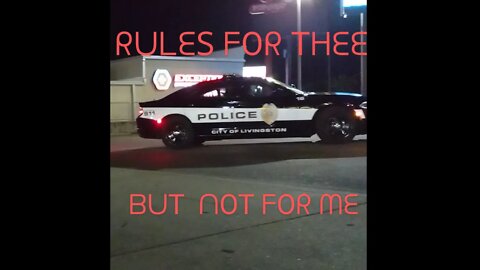 traffic stop turns into officer violating traffic laws