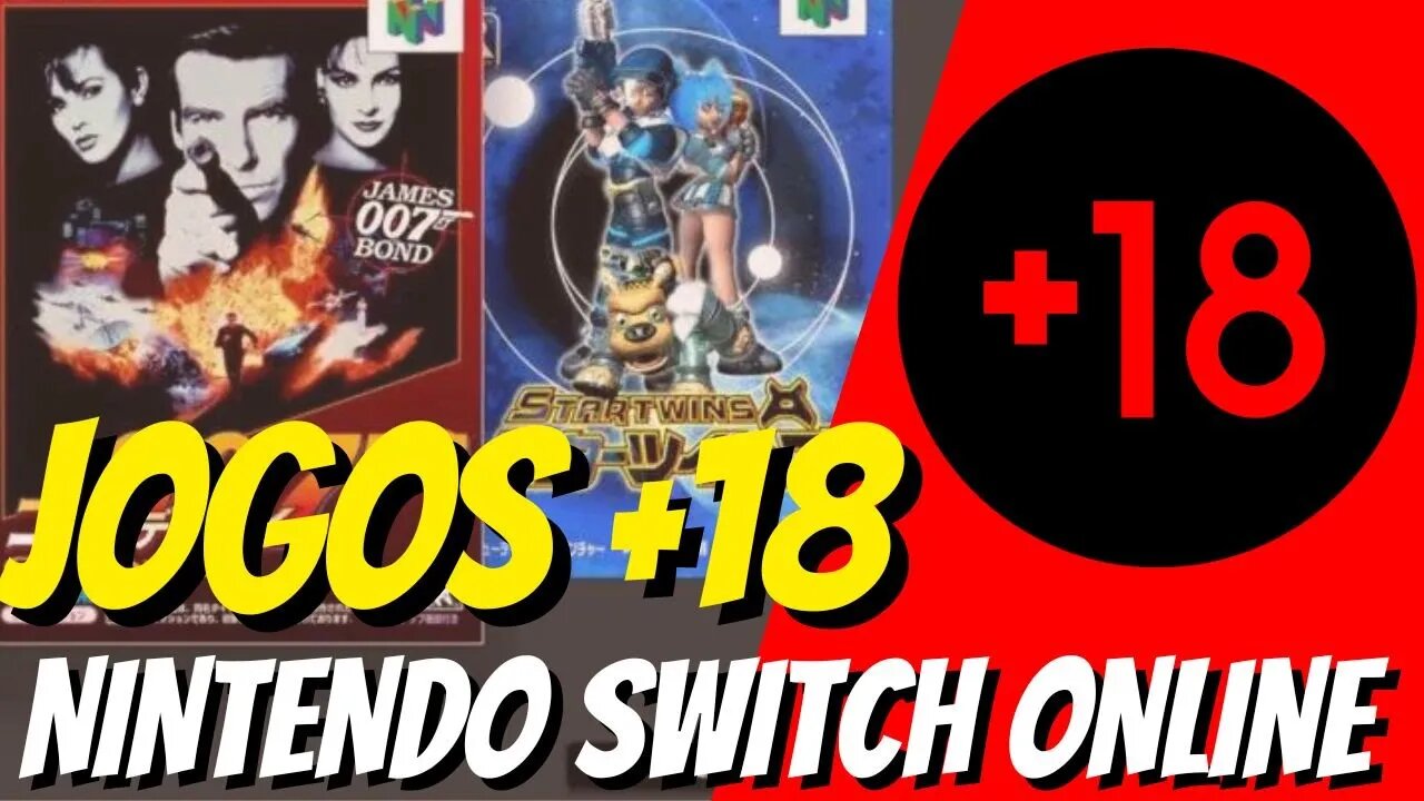 +18! Nintendio Switch Online para Maiores