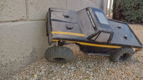 Custom crawler can climb walls!