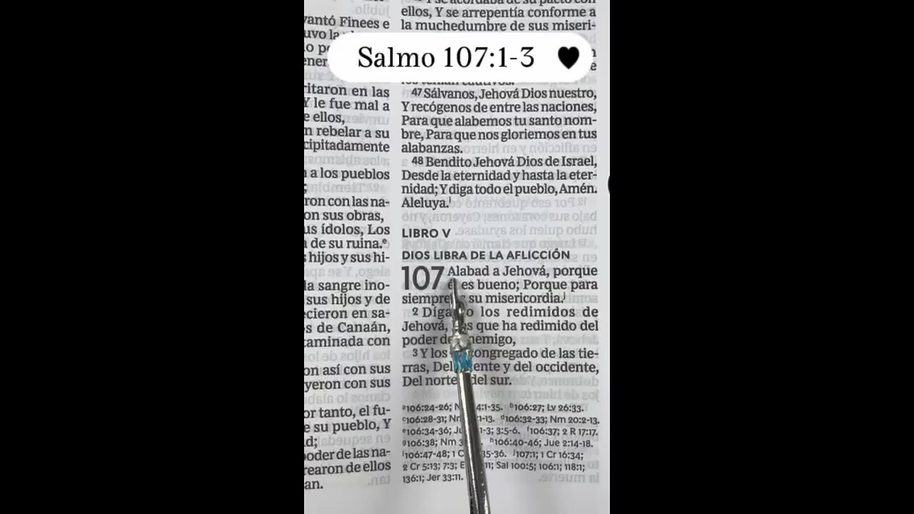 Lee la Biblia conmigo 1 minuto 📖