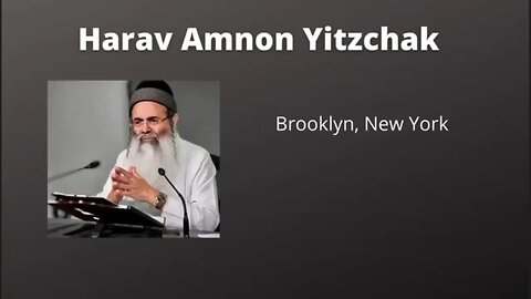 HaRav Amnon Yitzchak: Urgent Vaccine Warning