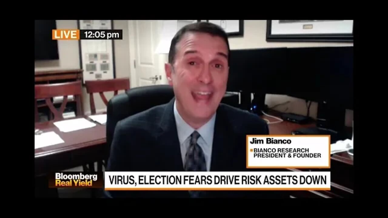 Jim Bianco joins Bloomberg’s “Real Yield” - 10/30/2020