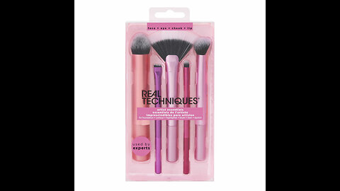 Bueart Design 16Pcs Ultra soft Dense Makeup Brushes set Professional Black makeup brush set wit...