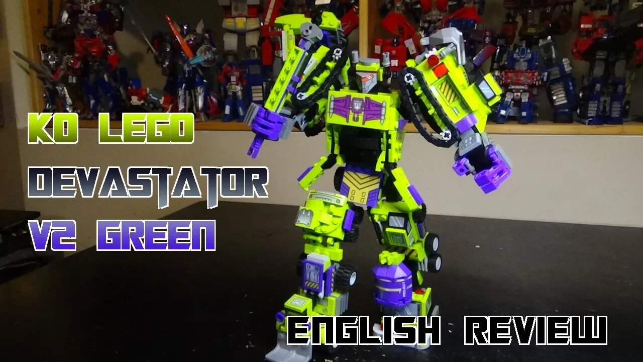 Video review for the No Brand Lego Brick Devastator v2 Green