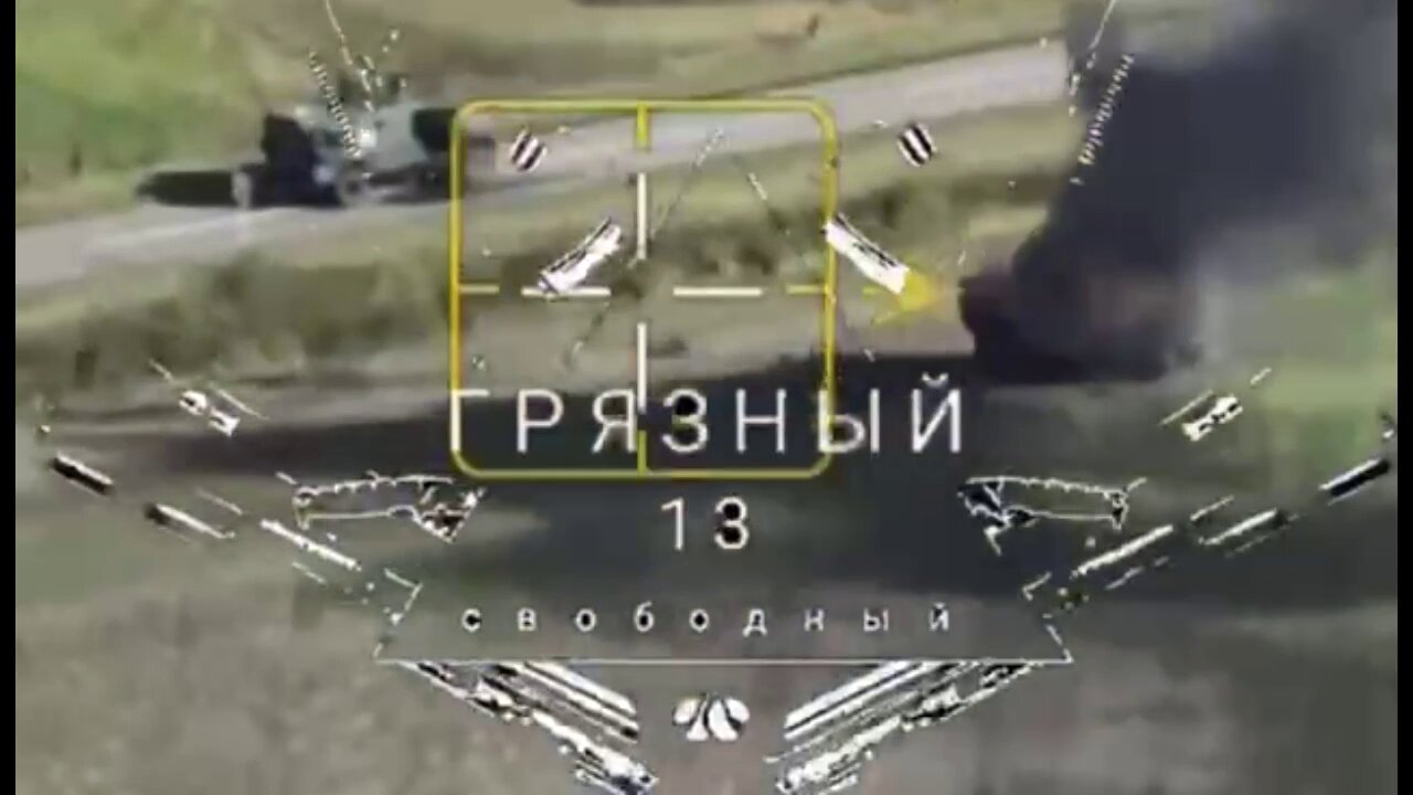 Destruction of a column of Ukrainian equipment by the Russian 810th Marine Brigade