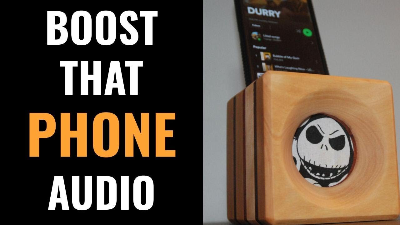 Phone speaker box: A quick DIY #woodworking project