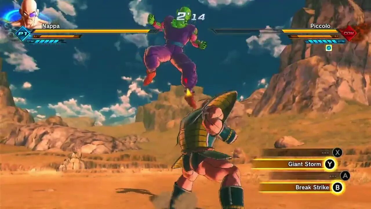 Dragon Ball Xenoverse 2 - Anime Fight! Nappa vs Piccolo