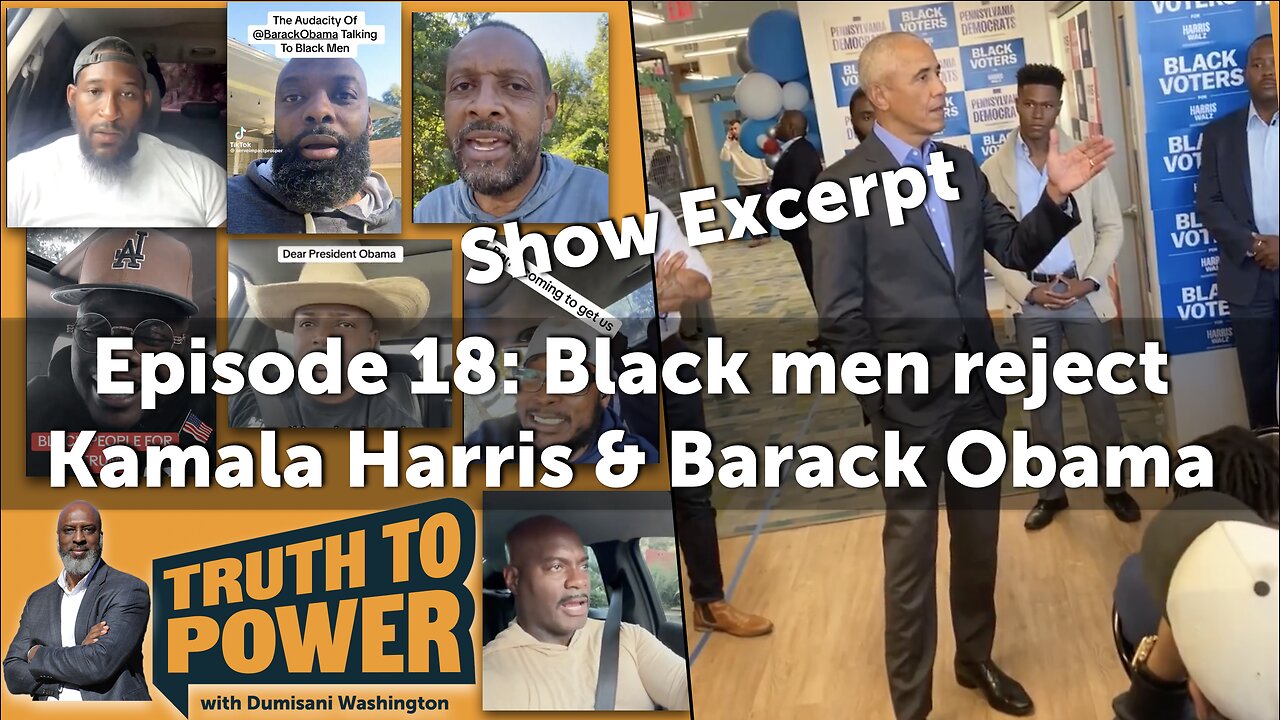 Black Men reject Kamala & Obama