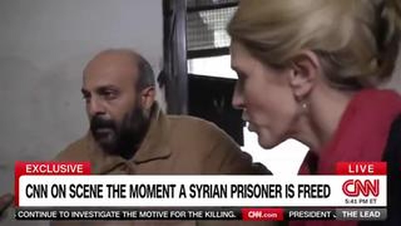 CNN fakes rescue scene with a prisoner forgotten in an alleged secret prison belonging to the Assad.