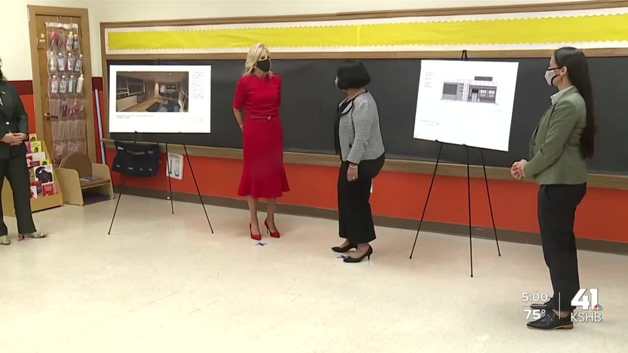 First lady Dr. Jill Biden visits El Centro Academy