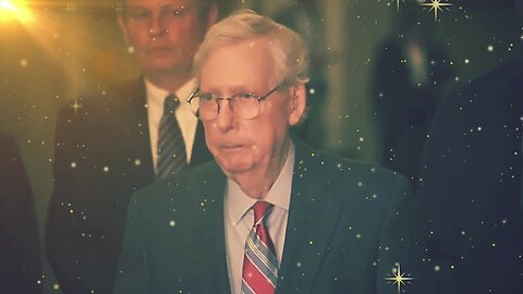 Senator Mitch McConnell FREEZES during Press Conference, then says he's okay