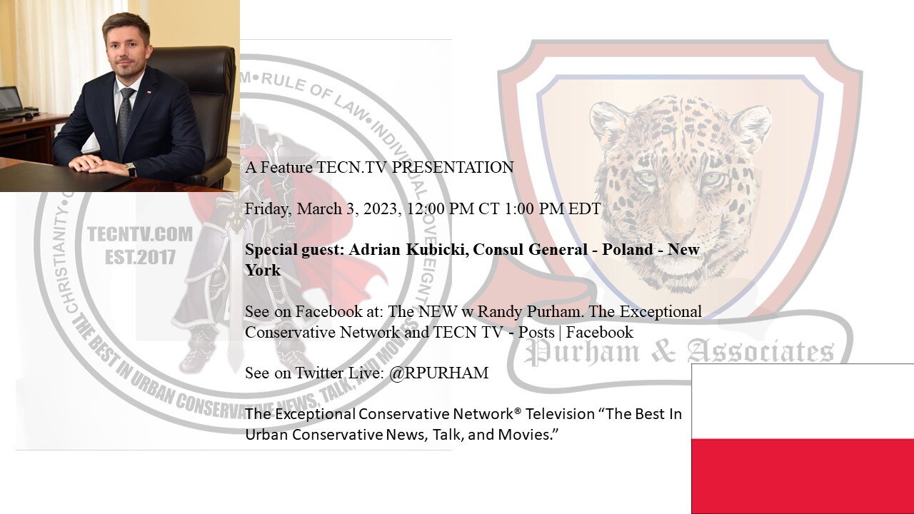 Special guest: Adrian Kubicki, Consul General - Poland - New York