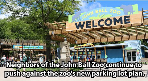 Neighbors of the John Ball Zoo continue to push against the zoo's new parking lot plan.