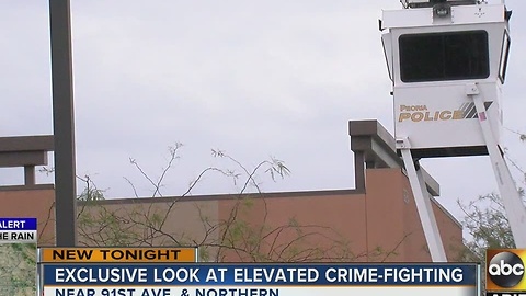 Peoria PD set up sky towers to monitor stores during holiday season