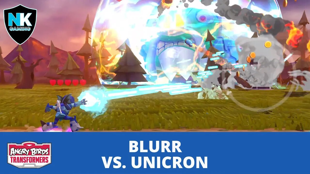 Angry Birds Transformers - Blurr vs. Unicron
