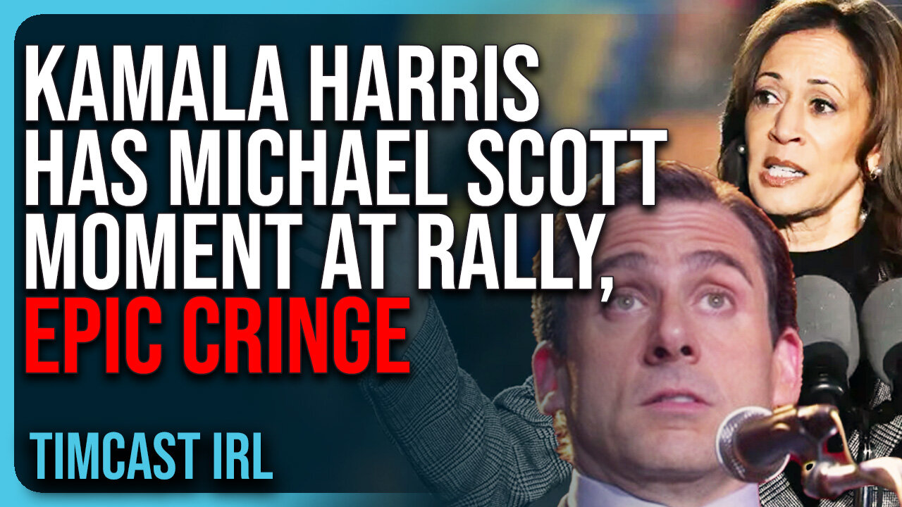 Kamala Harris Has MICHAEL SCOTT Moment At Rally, EPIC CRINGE