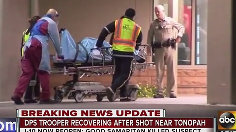 I-10 reopened after DPS officer shot Thursday morning
