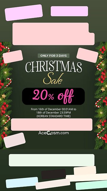 AceCosm Christmas 20% Sale On All Skincare Products Use Code LAURIE10 20% #skincareproducts #diy #fy