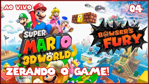 Zerando Super Mario 3D World com minha esposa!