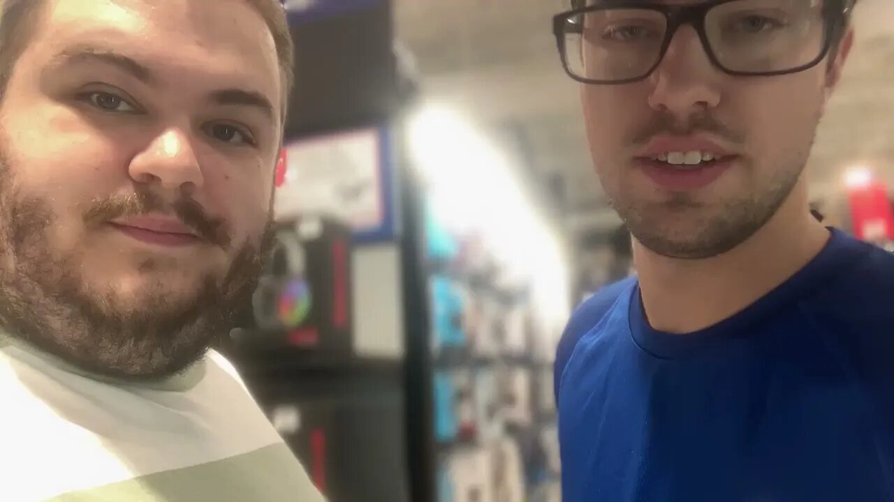 Walking Around Micro Center With Nathan!