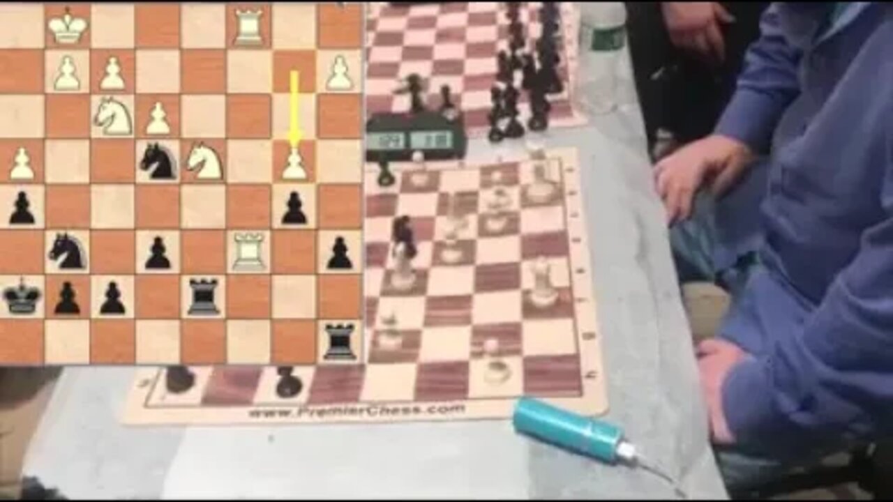 GM Michael Rohde USCF 2550 vs Danilo Cuellar FIDE 2116, 3 0 minute blitz, Game 2, December 2019