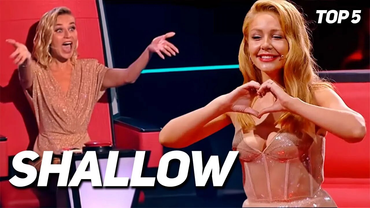 BEST 'Shallow' covers in The Voice (Lady Gaga, Bradley Cooper) | BEST Blind Auditions