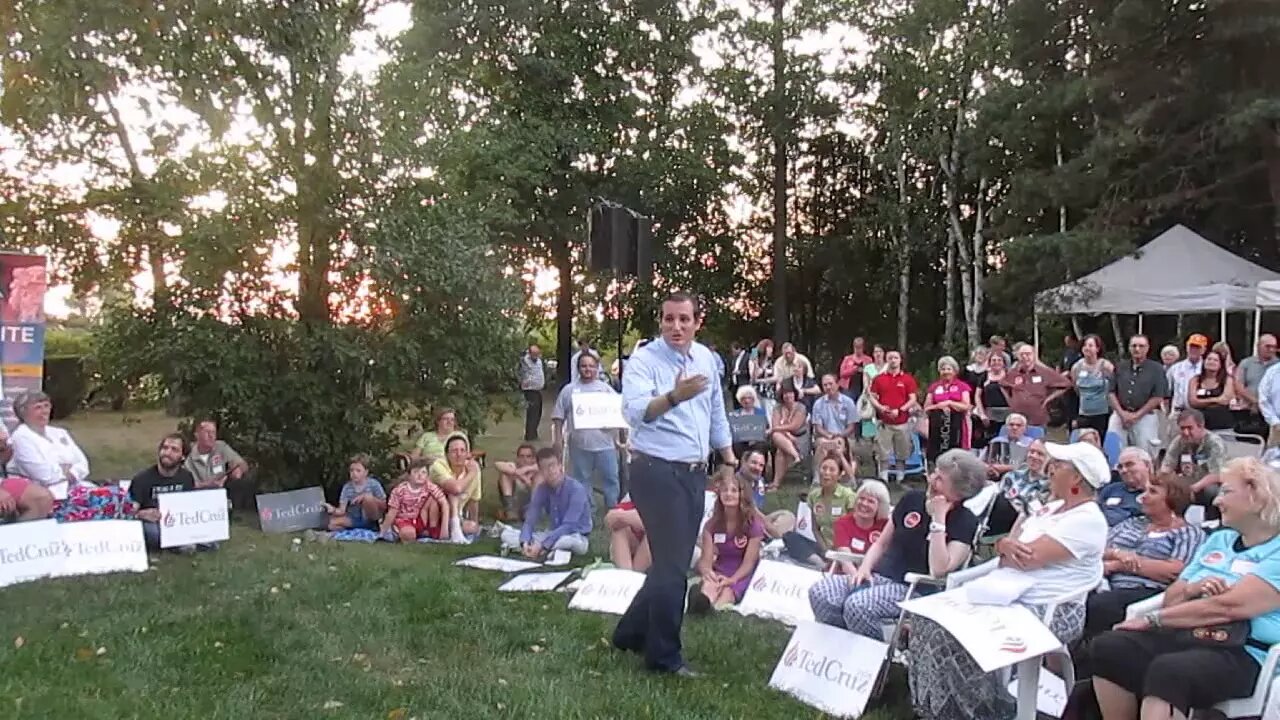 Ted Cruz Q & A Hollis NH 8-30-2015 Power Plant closings