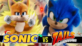 Sonic vs Tails - brigando por mulher #shorts