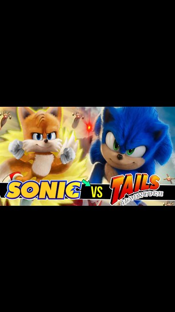 Sonic vs Tails - brigando por mulher #shorts