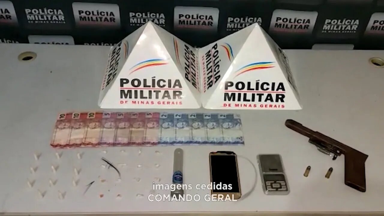 "Operação Êxodo": Homem preso com arma de fogo e drogas em Gov. Valadares.