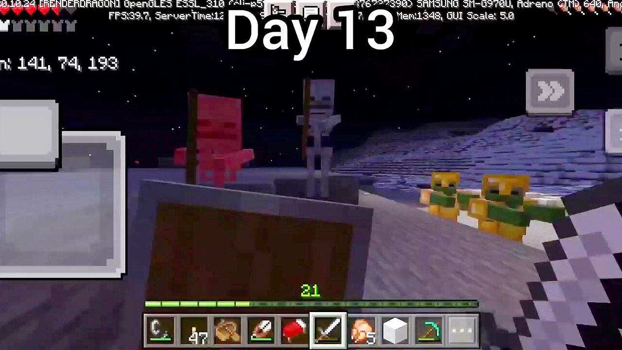 Week 2 of 100 days Minecraft POCKET EDITION!!!