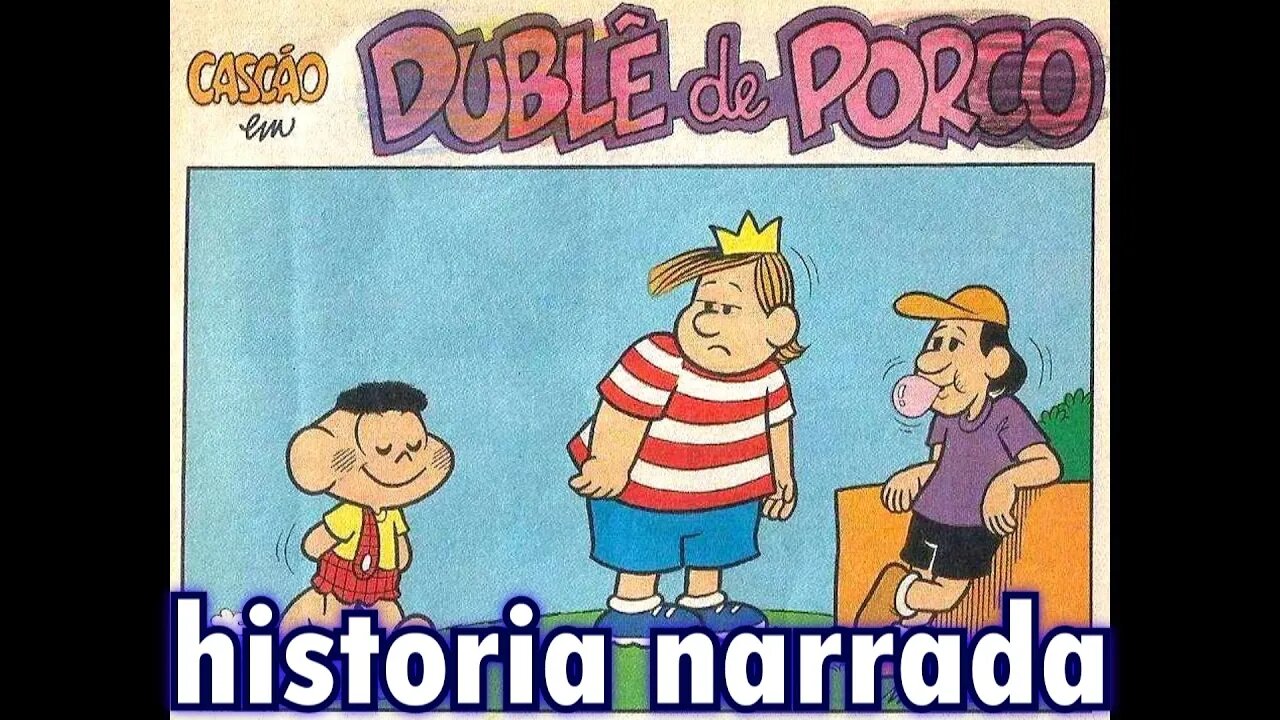 Cascão em-Dublê de porco | Gibis do Rapha
