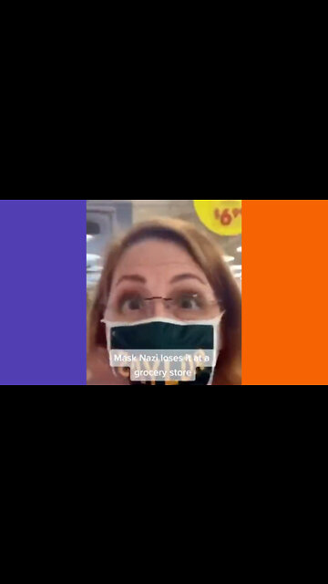 Maskhole Followed An Unmasked Around The Market